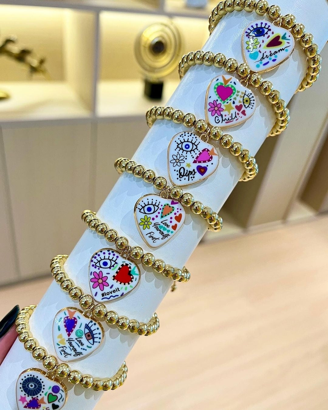 Pulsera Corazon Diseños