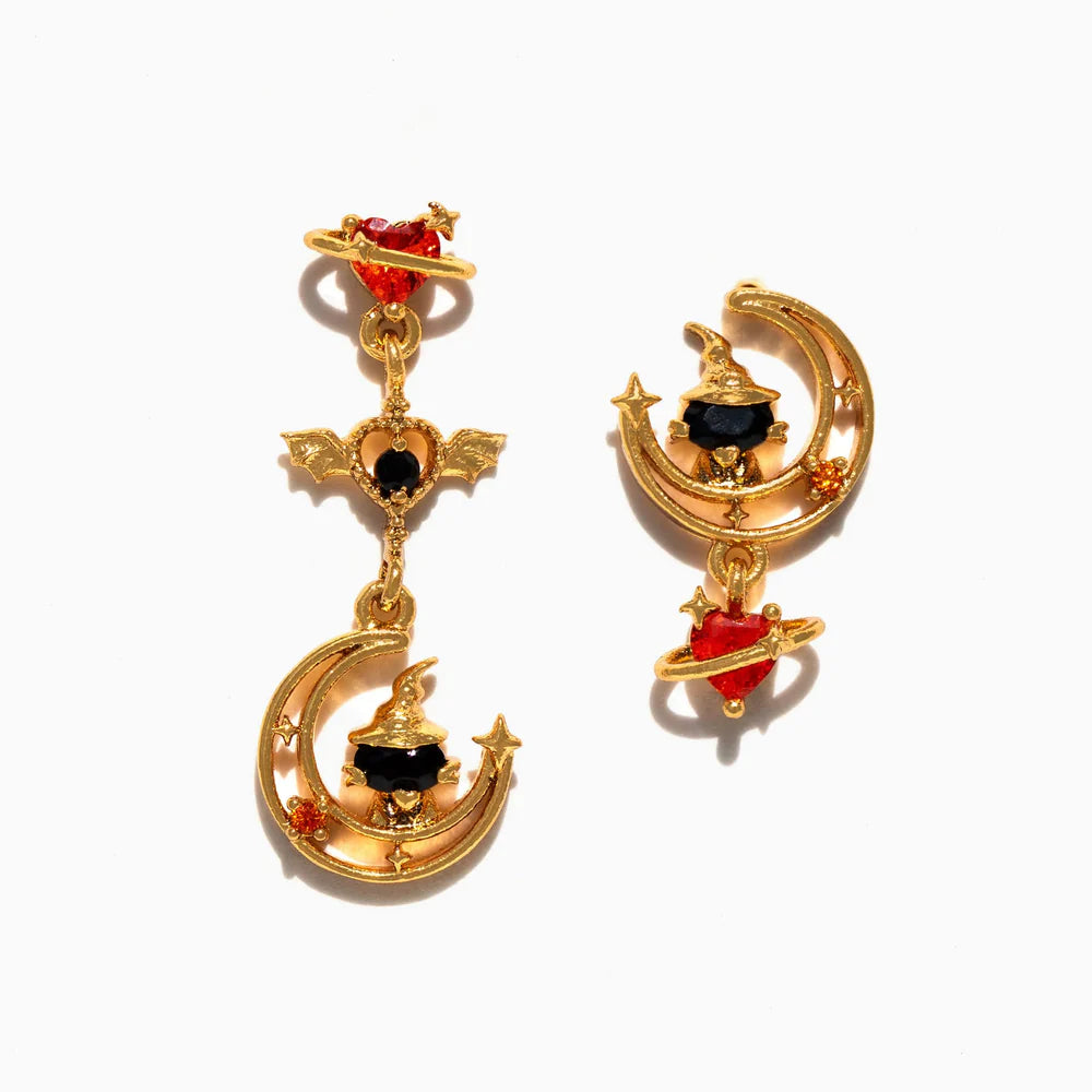 Aretes Halloween Luna