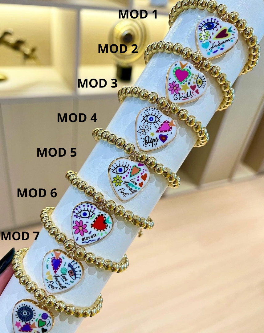 Pulsera Corazon Diseños