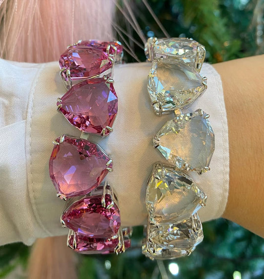 Pulsera Swarovski Corazones