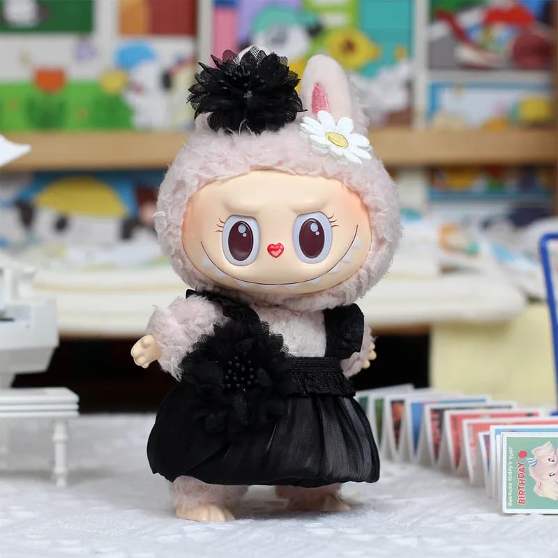 Ropita Labubu Vestidito Negro