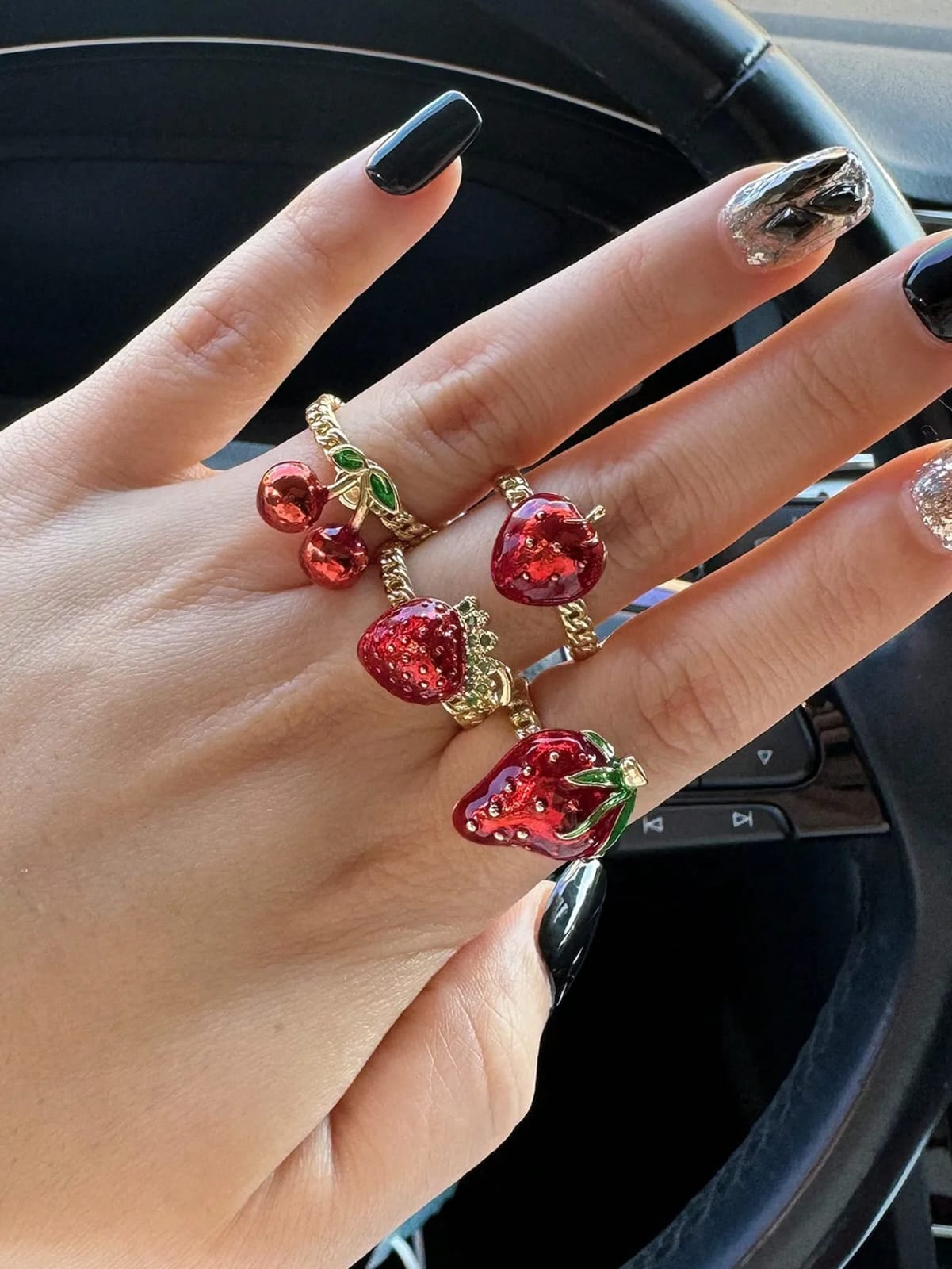 Anillos Frutos Rojos