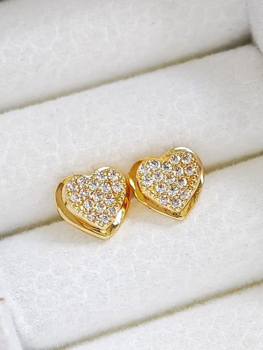 Broquel Corazon Lleno de zirconias