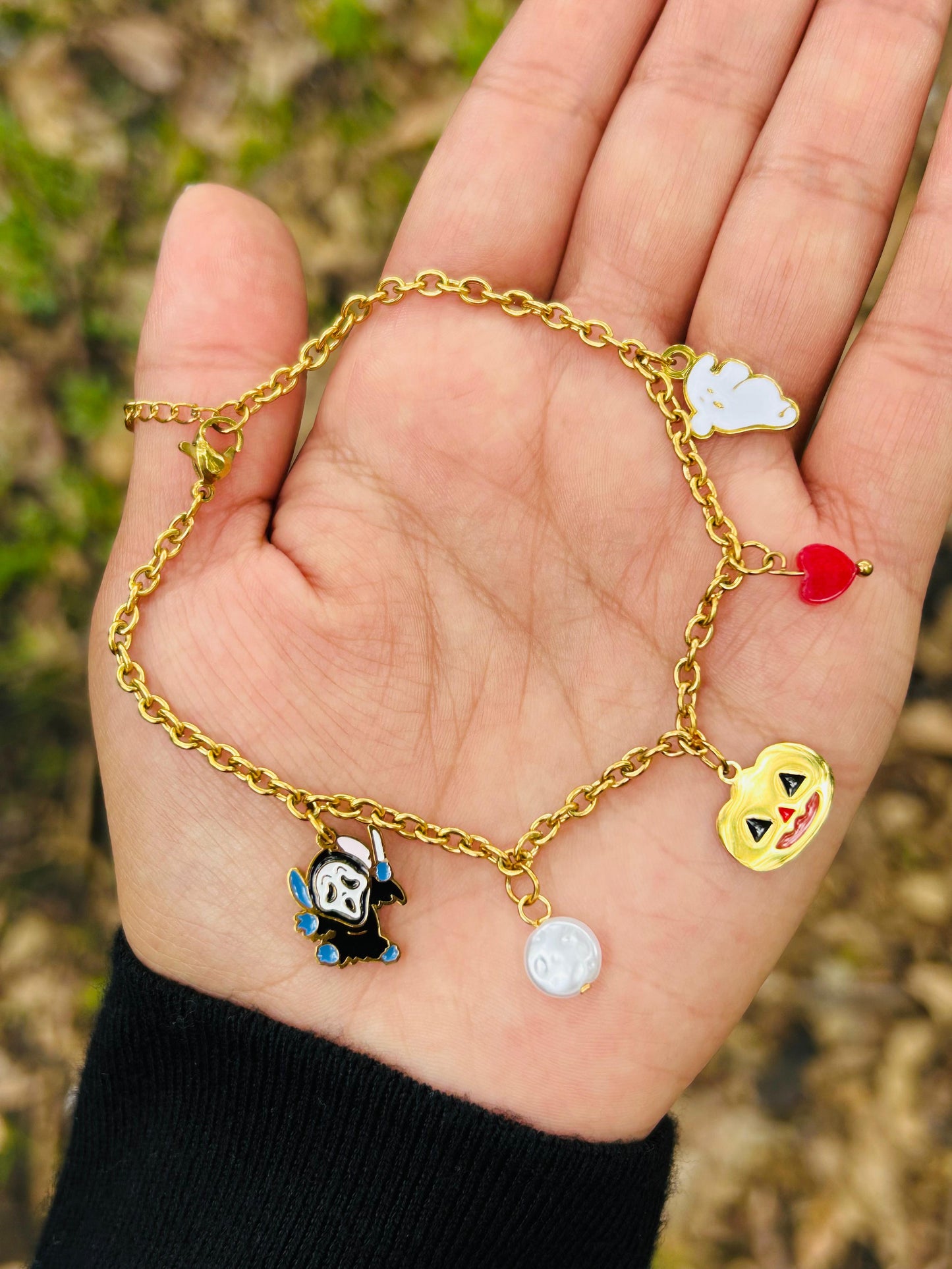 Pulsera de Dijes de Halloween