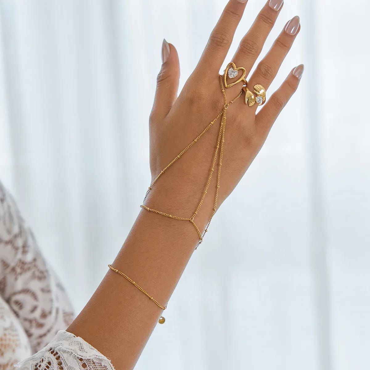 Hand Chain de Bolitas