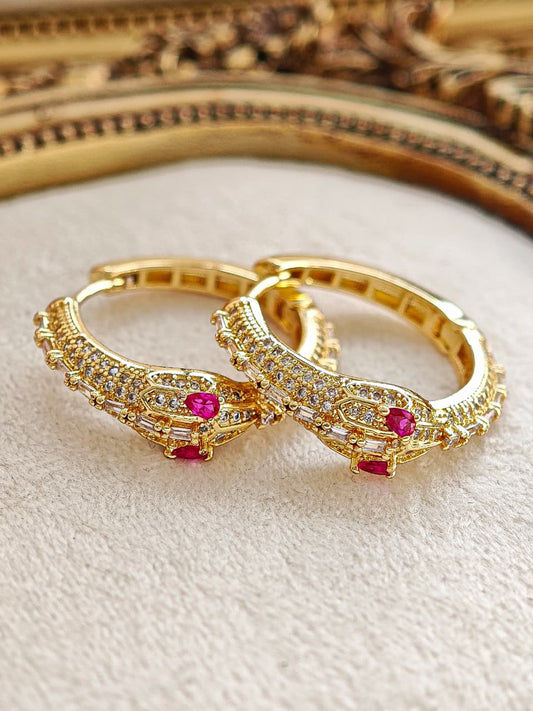 Aretes Serpiente