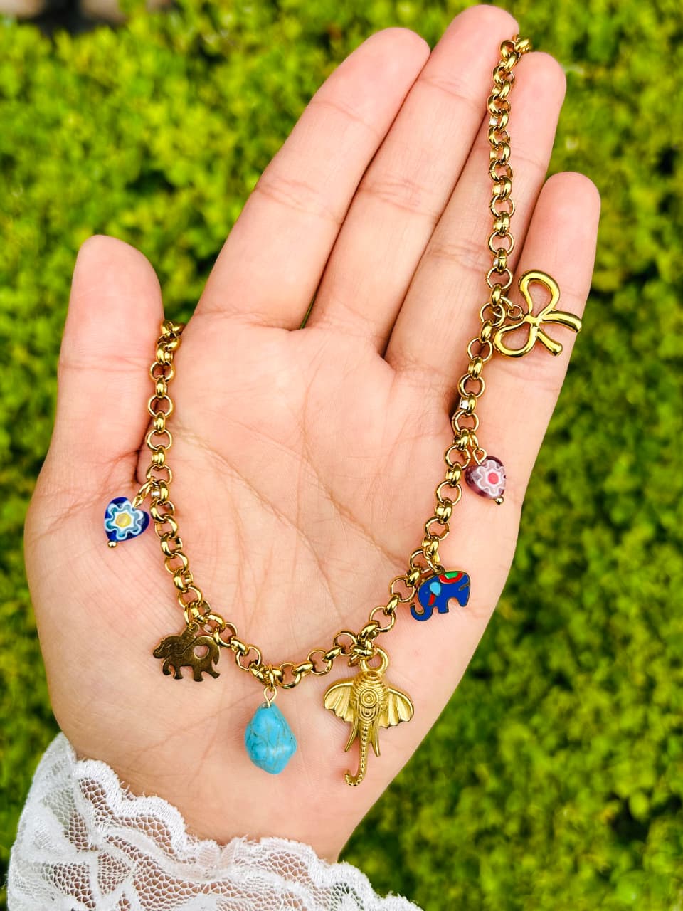 Collar Multi Dijes Elefánte