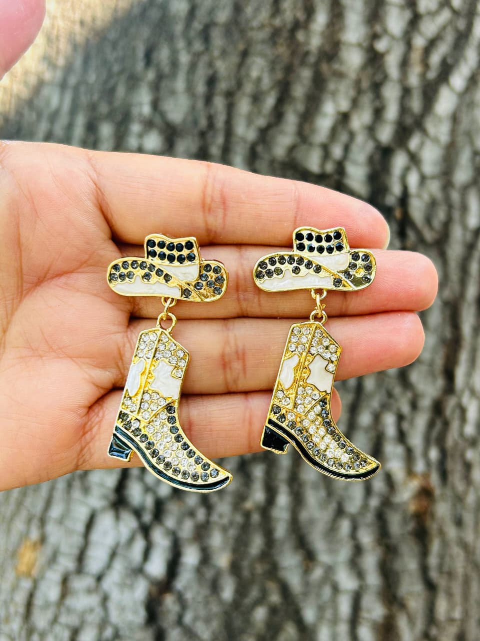 Aretes de Sombrero y Bota