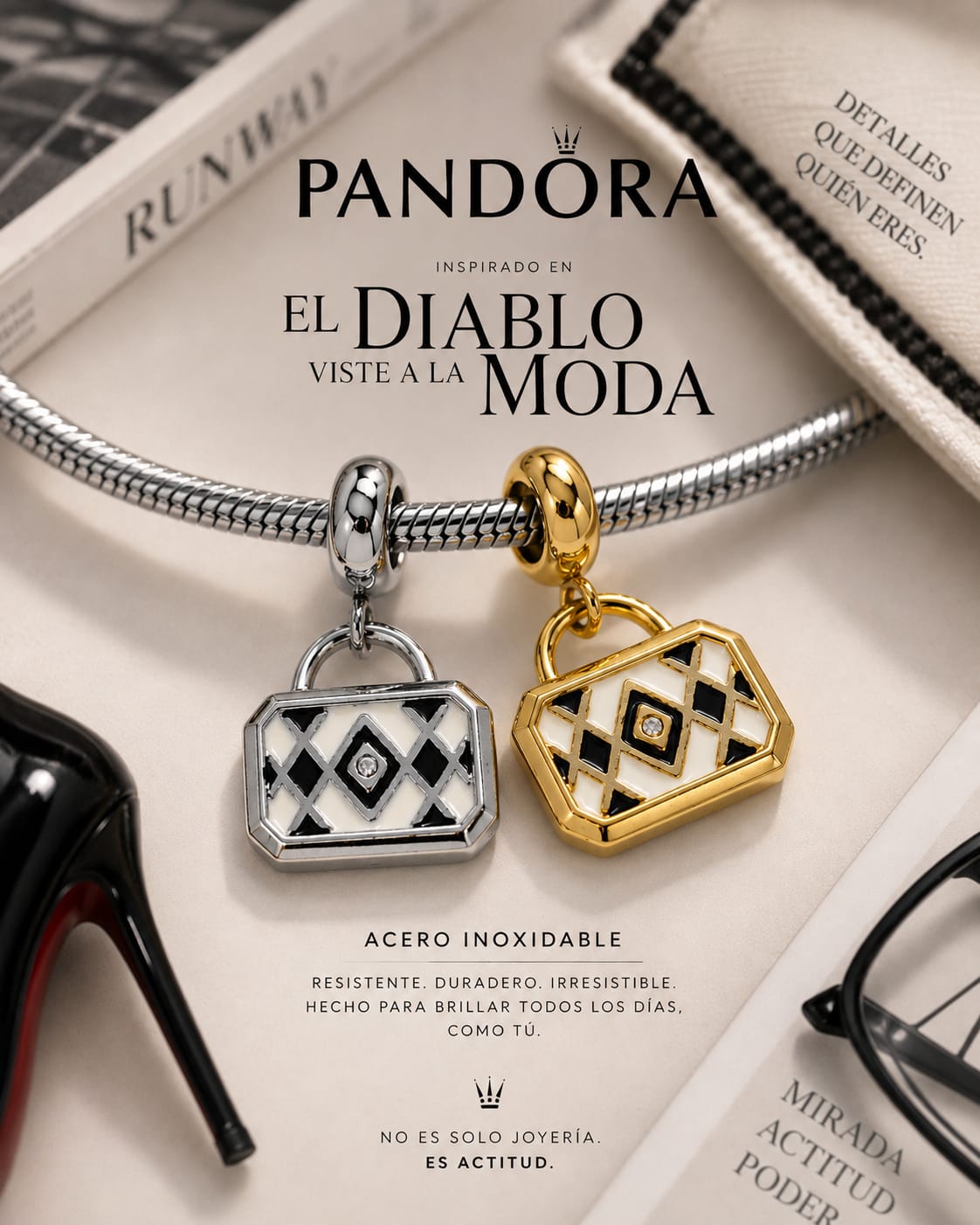 Charm Bolsita Negra
