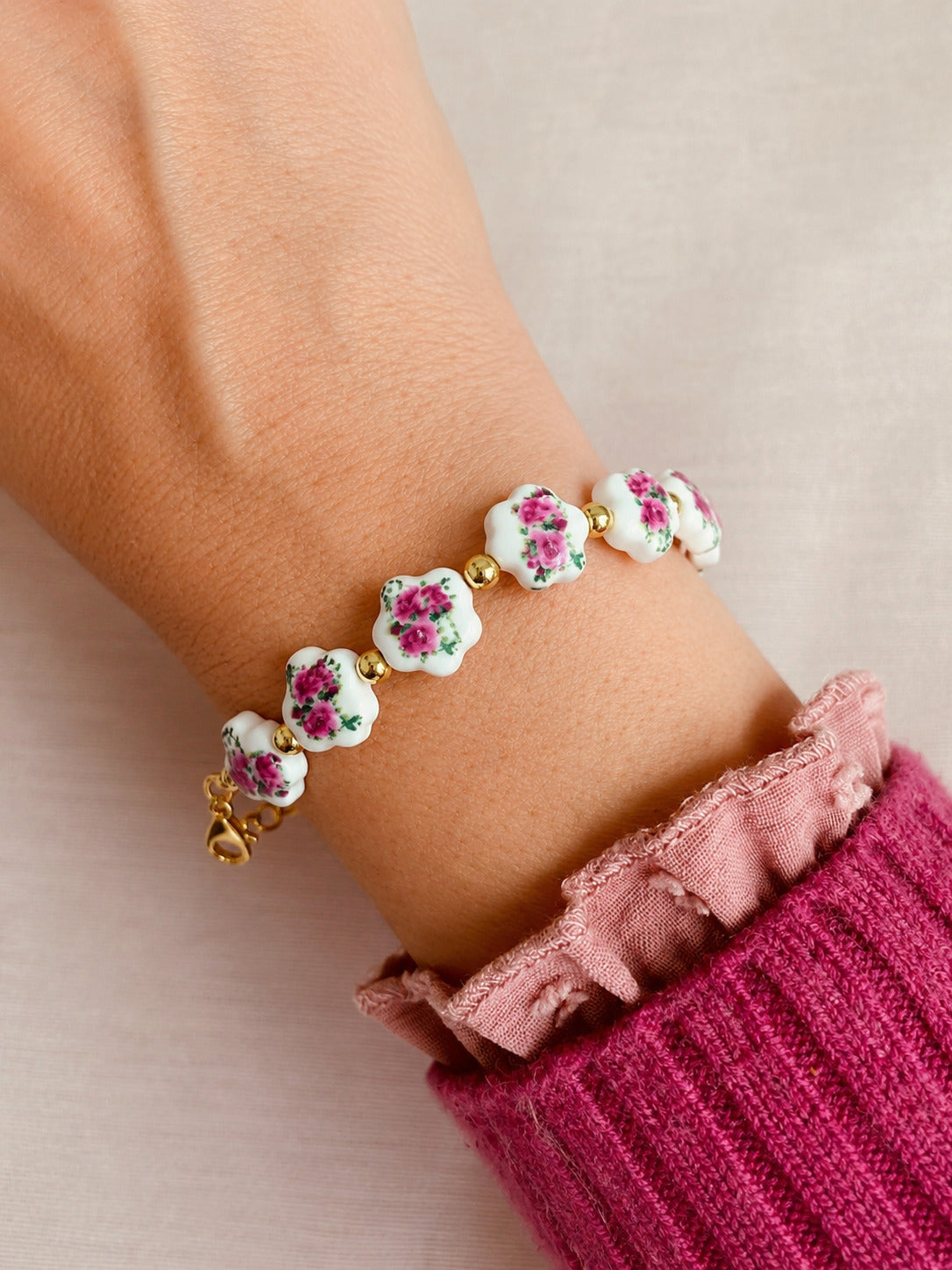 Pulsera Talavera Rosita