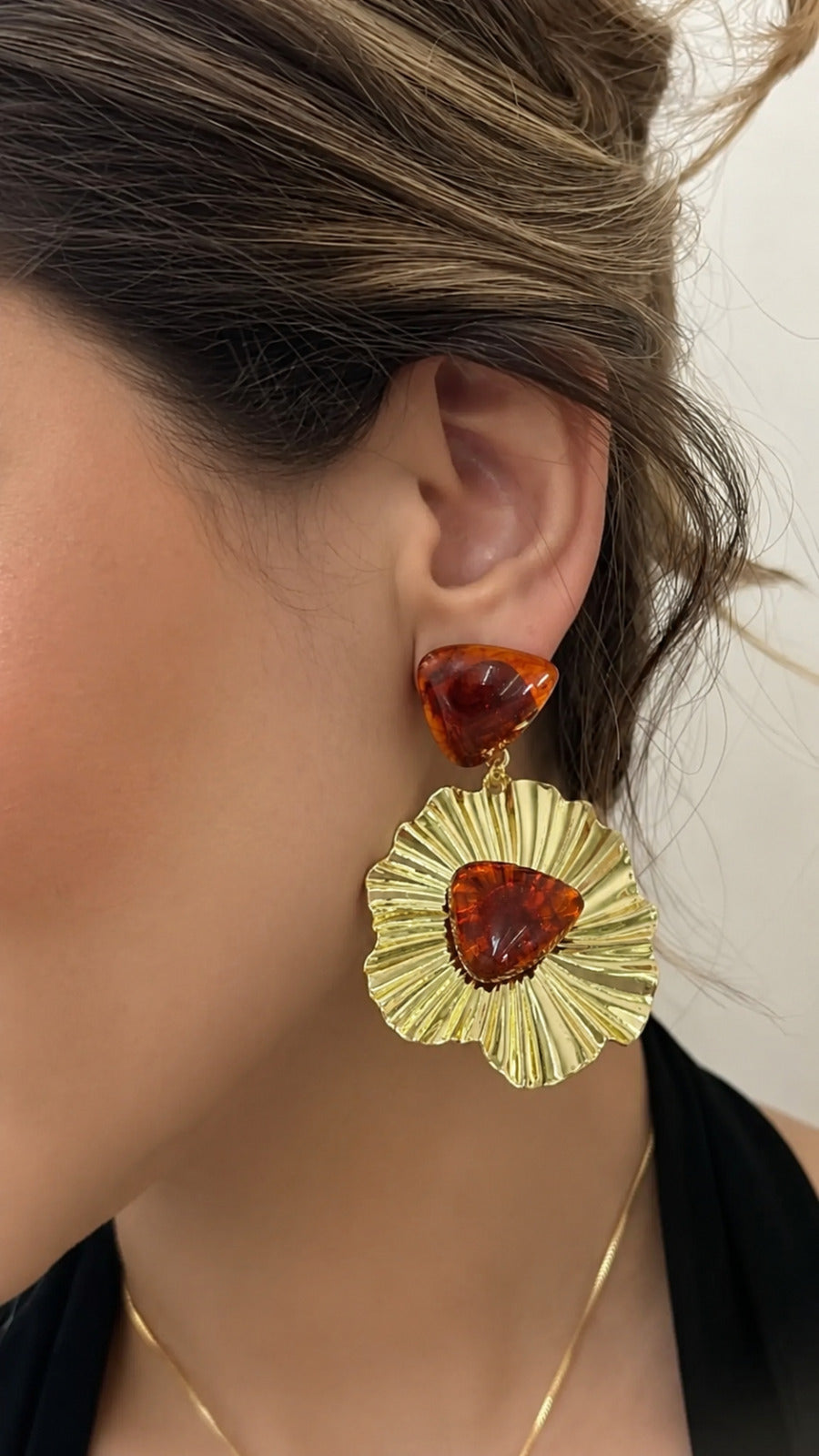 Aretes Maxi de Triangulo Carey