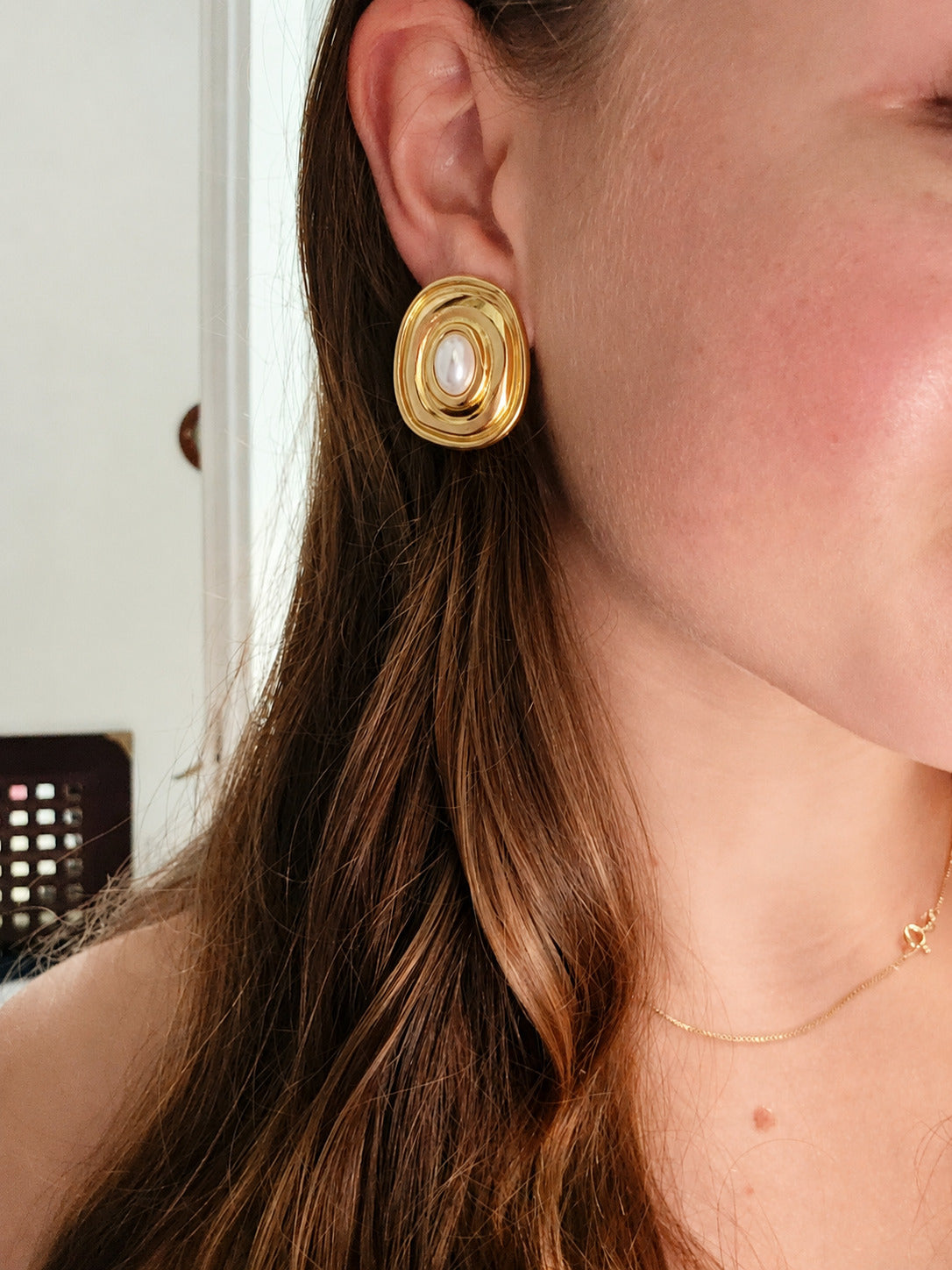 Aretes con Perla