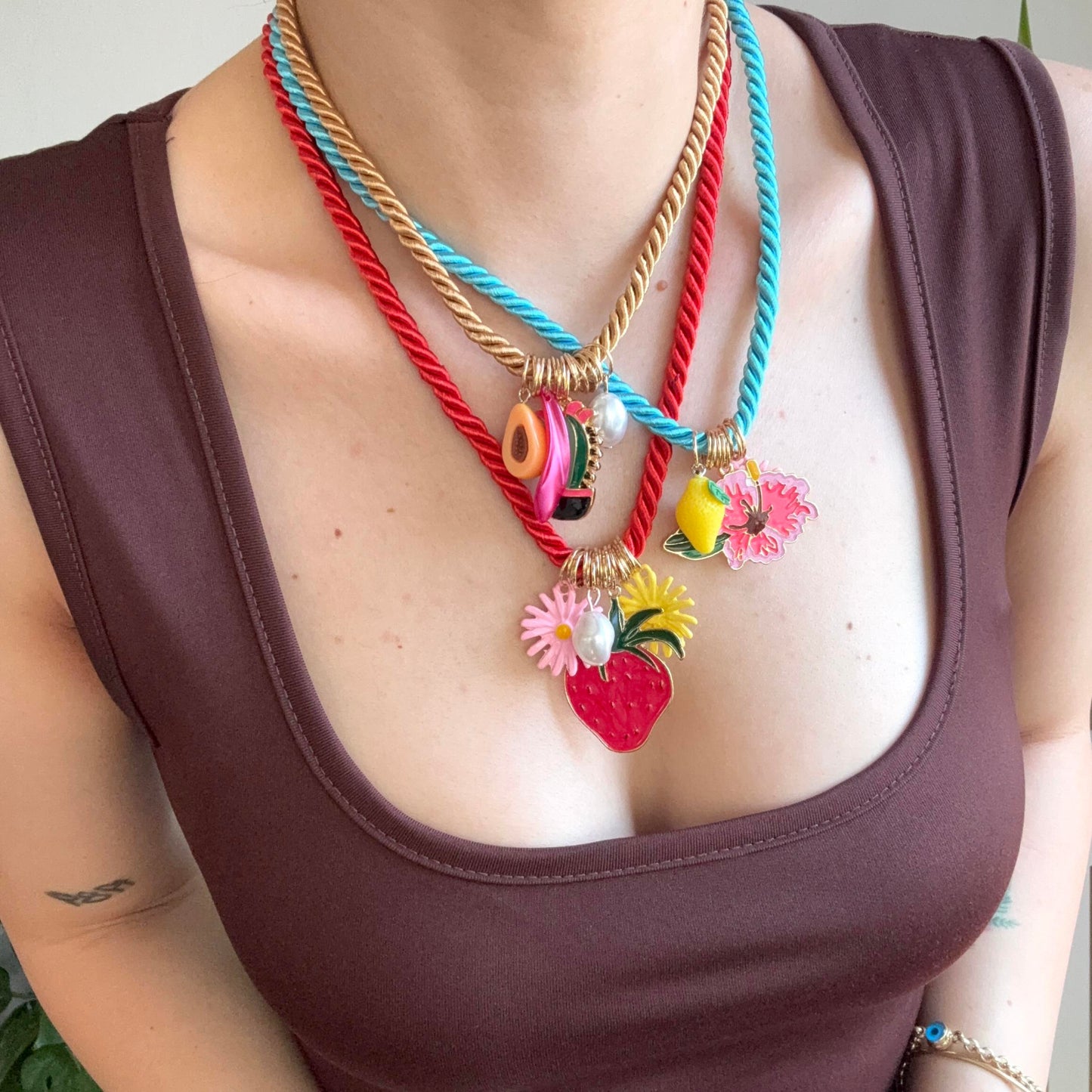 Set de Collares de Frutas