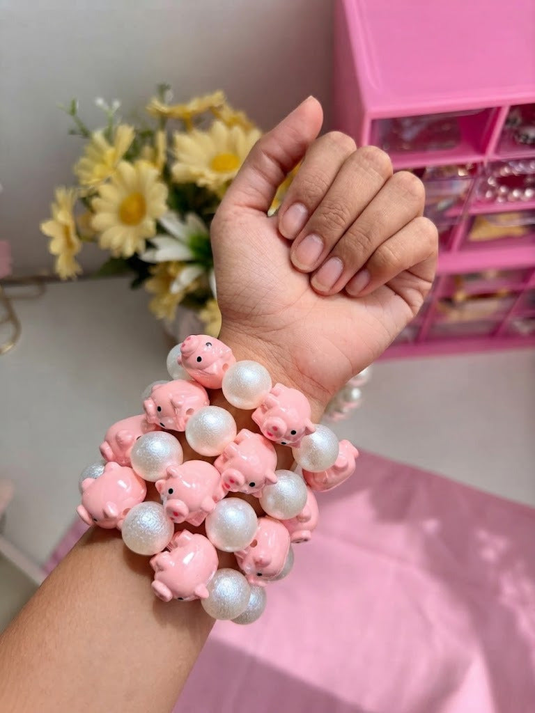 Pulsera Chunky de Puerquitos