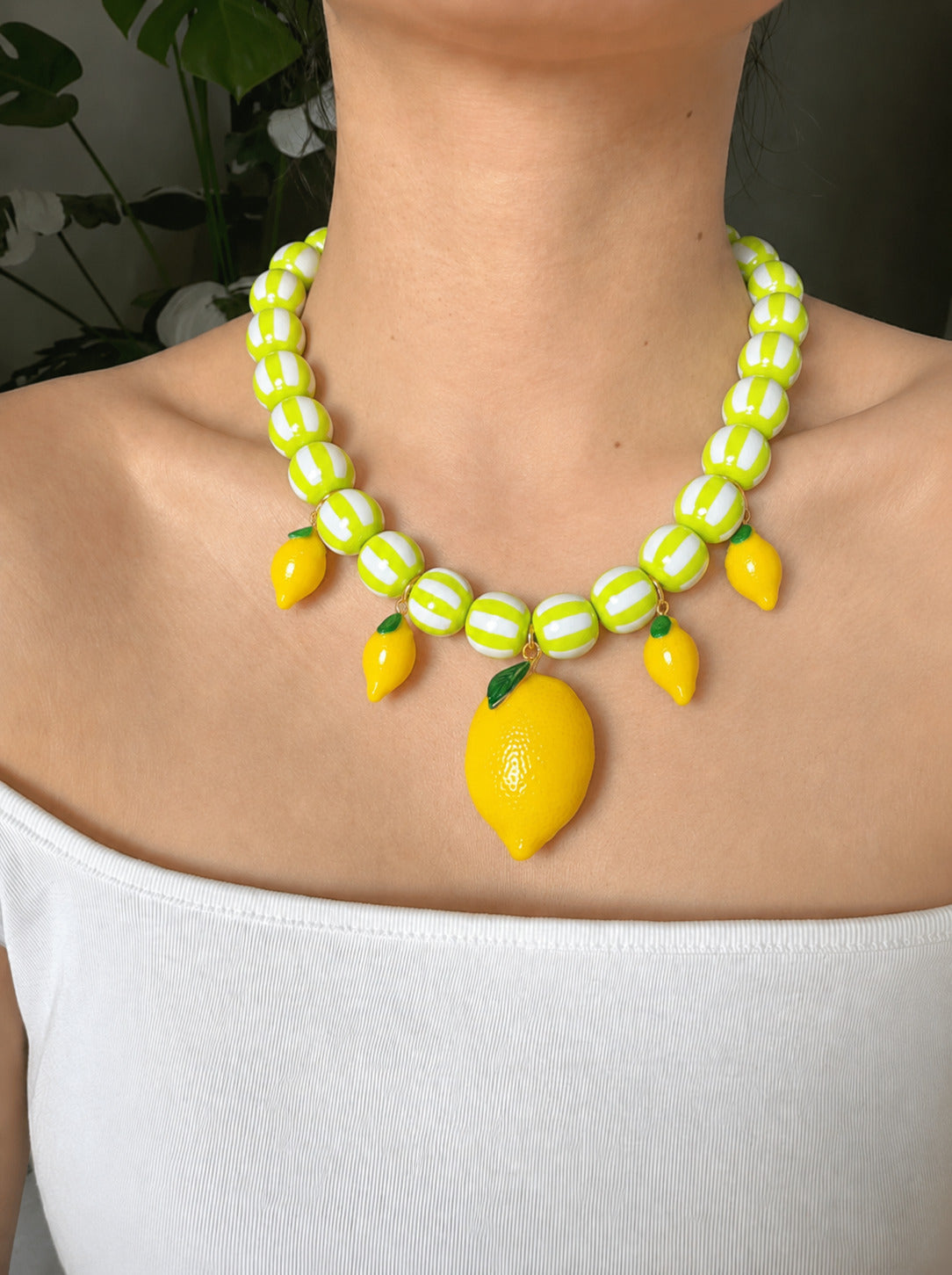 Collar Chunky de Limón
