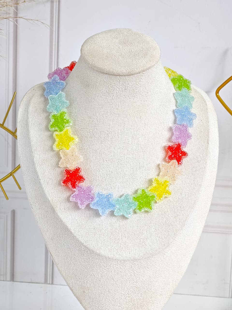 Collar Estrellas de Gomita Azucarada