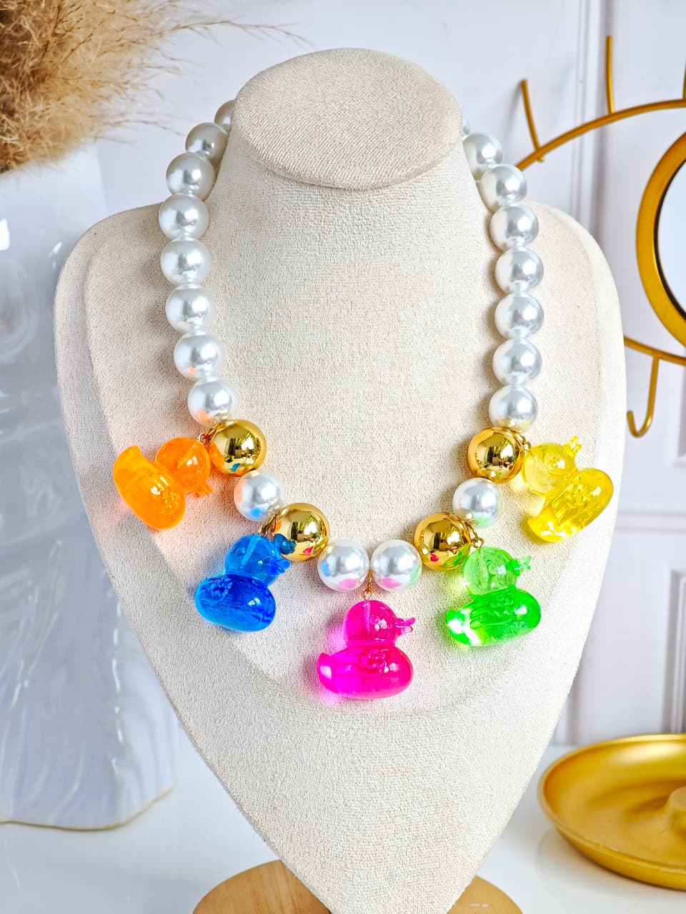 Collar Maxi de Patitos de Colores