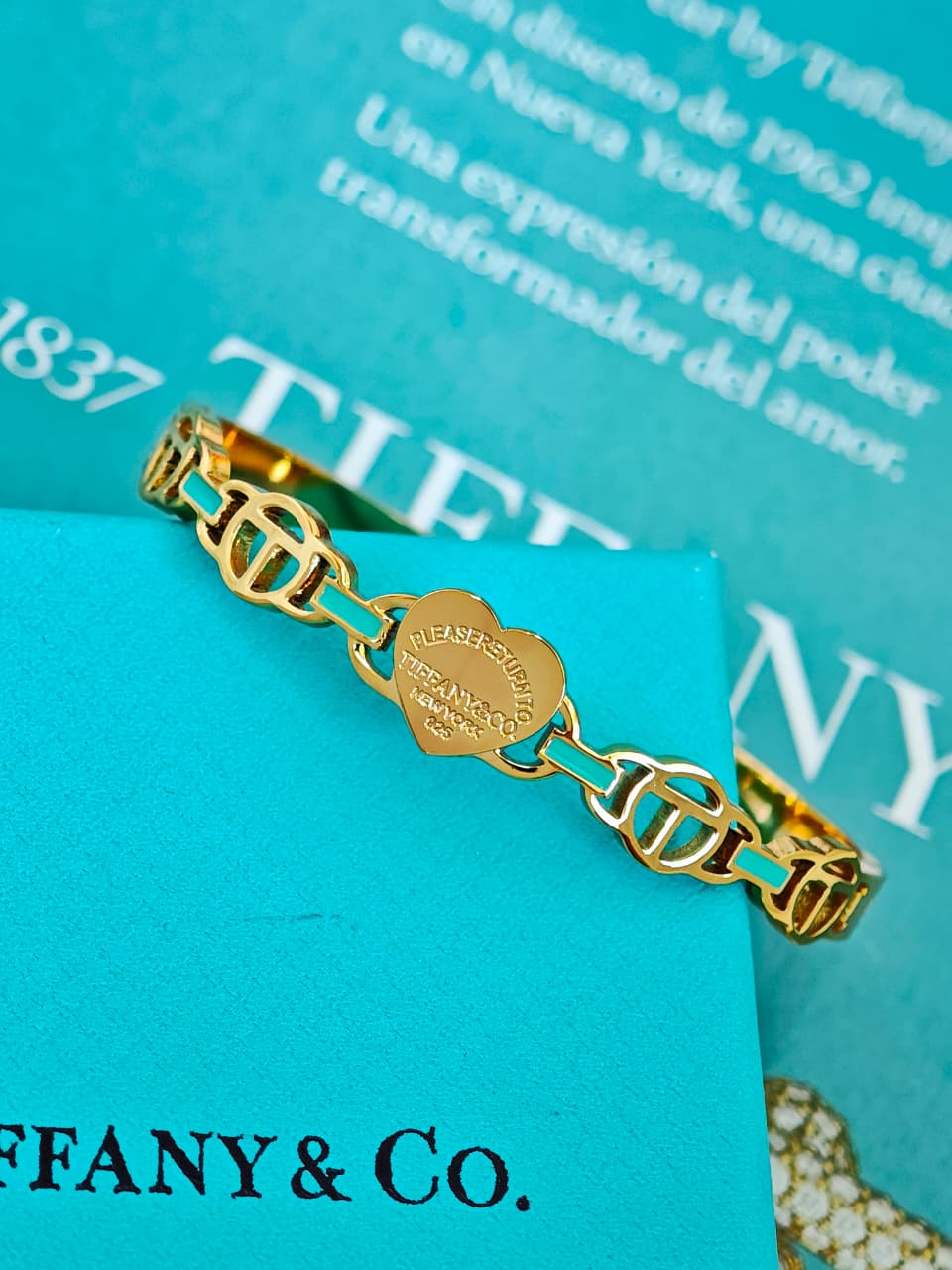 Brazalete Tiffany de Corazón