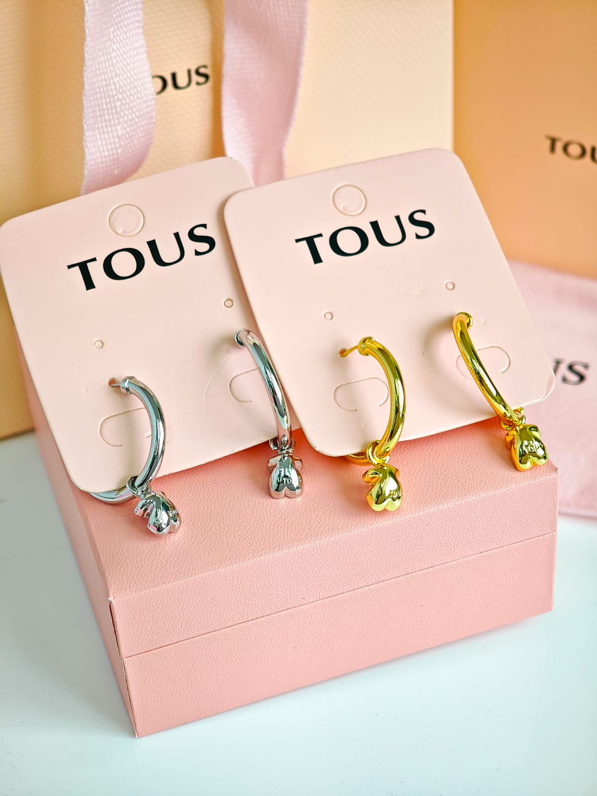 Aretes Tous de Osito Colgante
