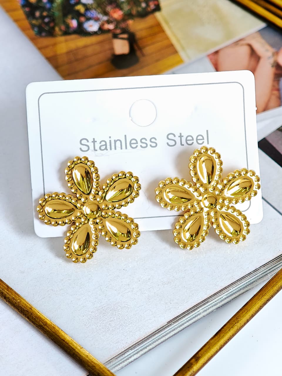 Aretes Flor