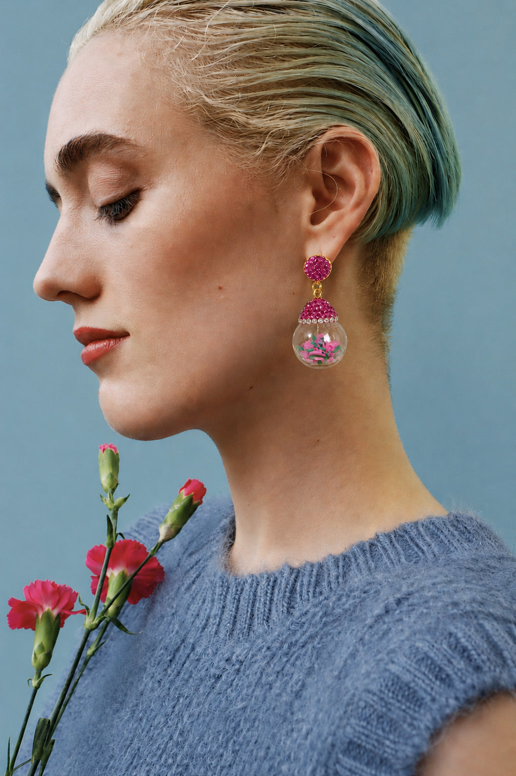 Aretes Colgantes de Frutitas