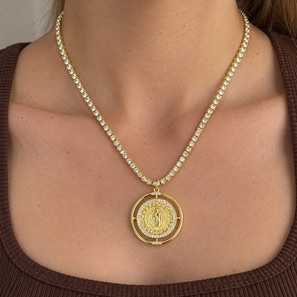 Collar San Benito Tipo Tennis