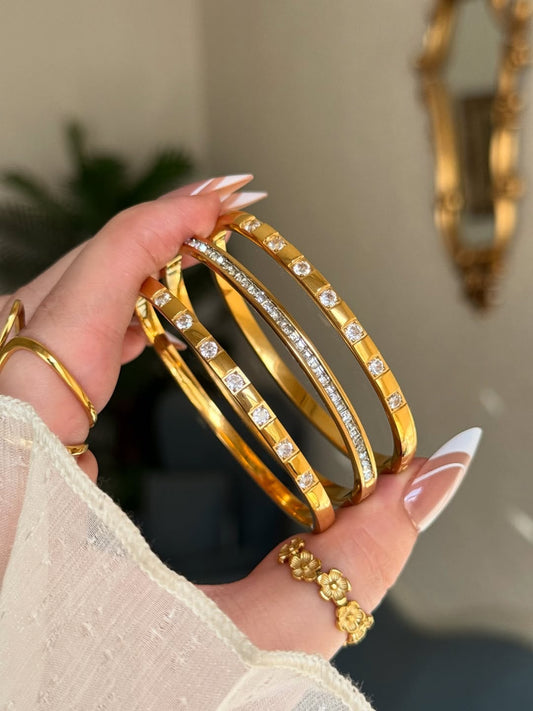 Brazalete Linea de Zirconias