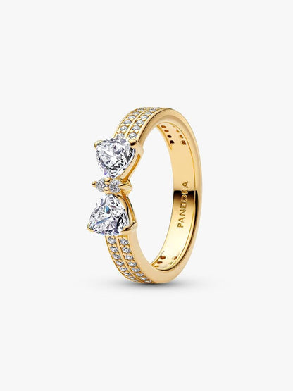 Anillo Pandora Moño Blanco