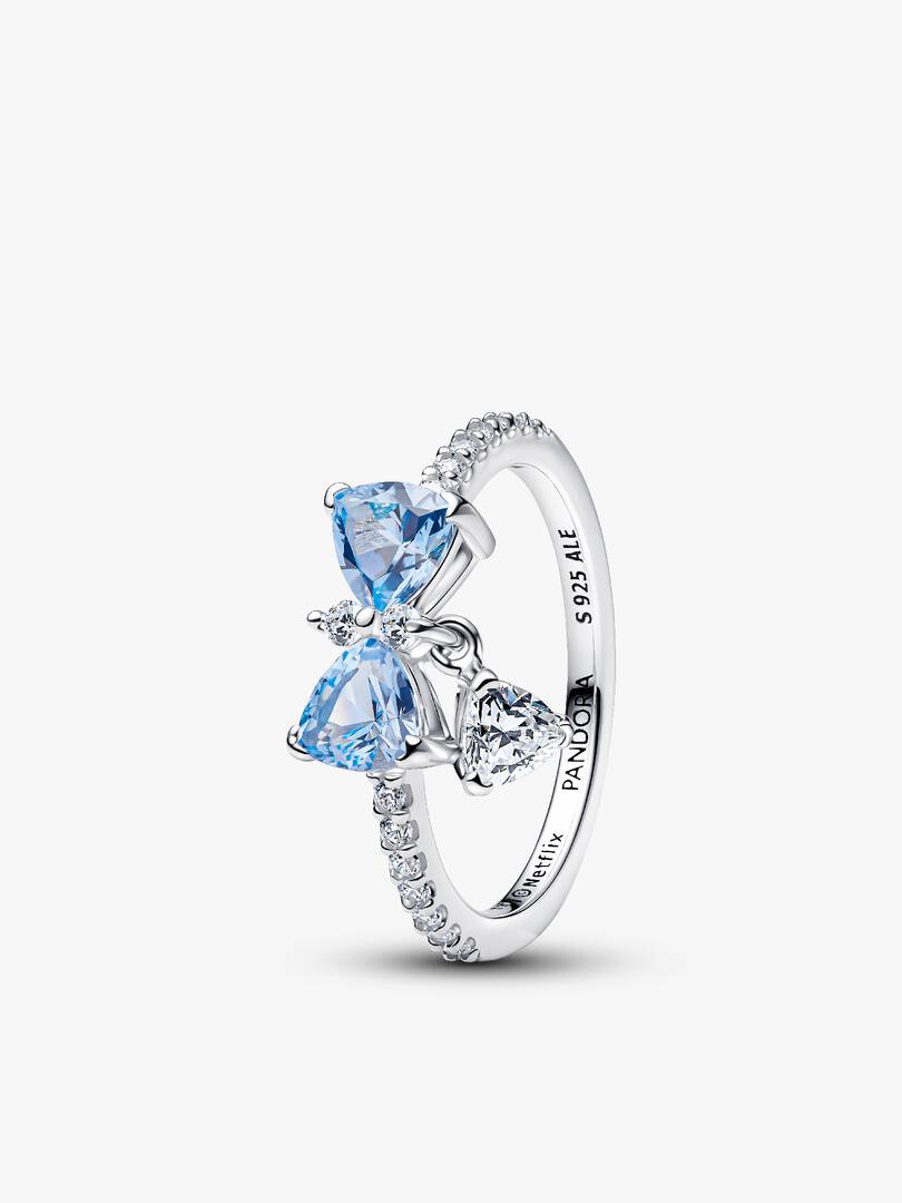 Set Pandora Moño Azul Bridgerton