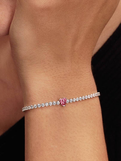 Pulsera Tennis Corazón Pandora