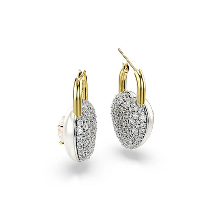 Aretes Swarovski de Corazon Inflado
