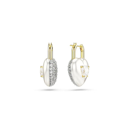 Aretes Swarovski de Corazon Inflado