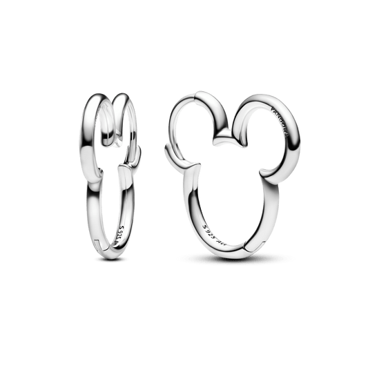 Aretes Pandora Silueta Mickey
