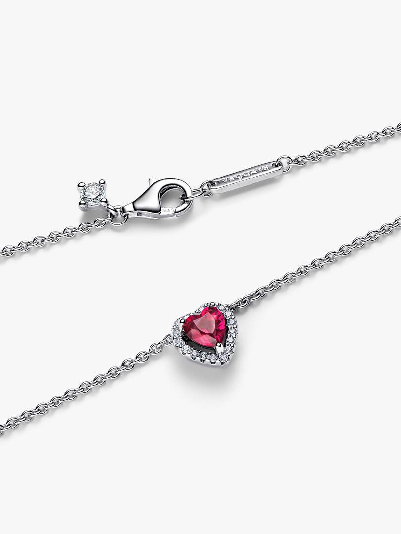 Collar Pandora Corazon Rojo