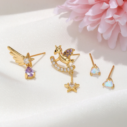 Set Aretitos Unicornio