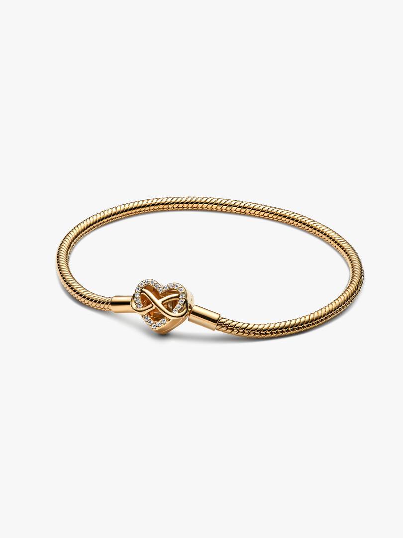 Pulsera Pandora de Corazon con Infinito