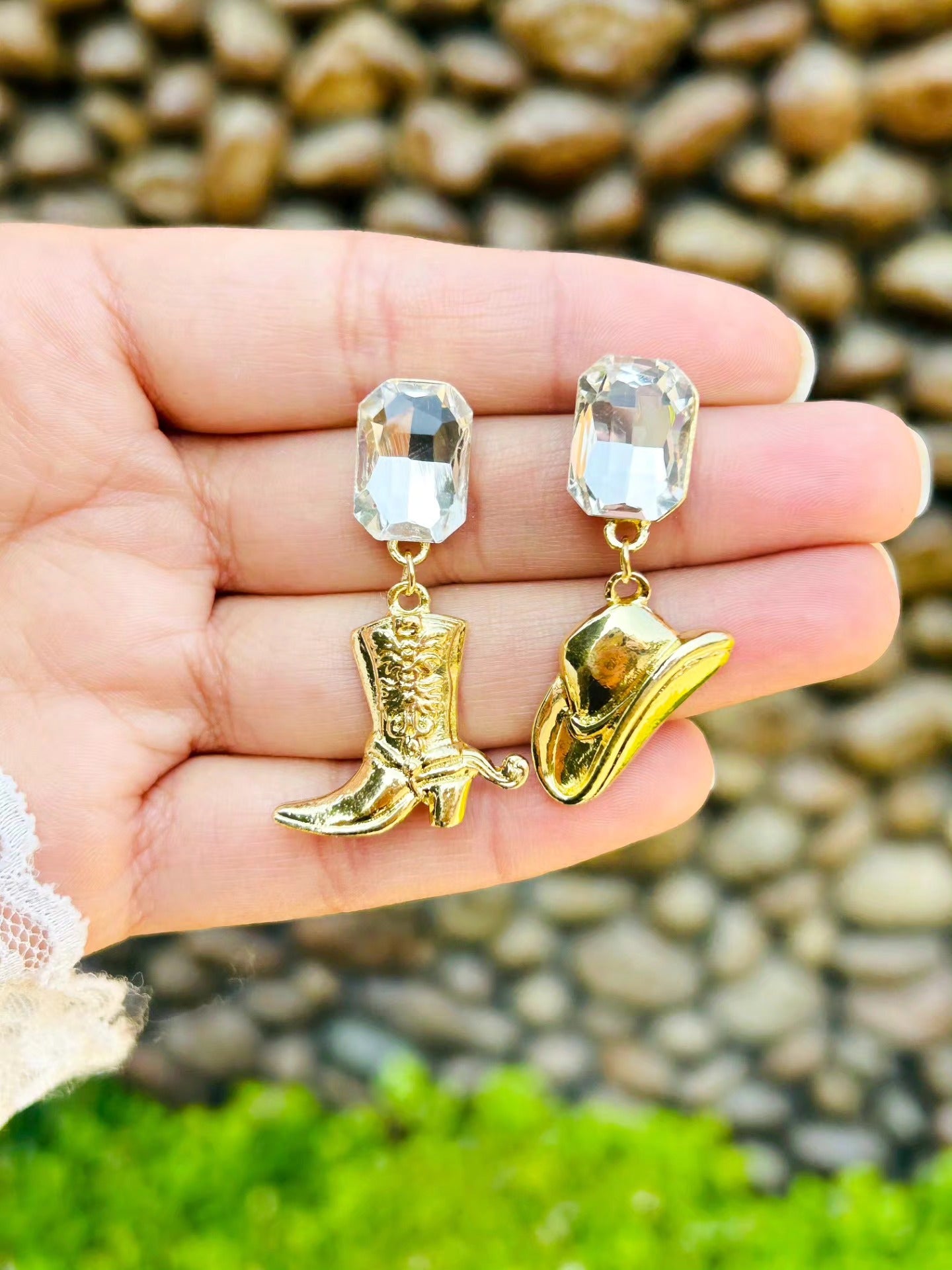 Aretes Bota y Sombrero