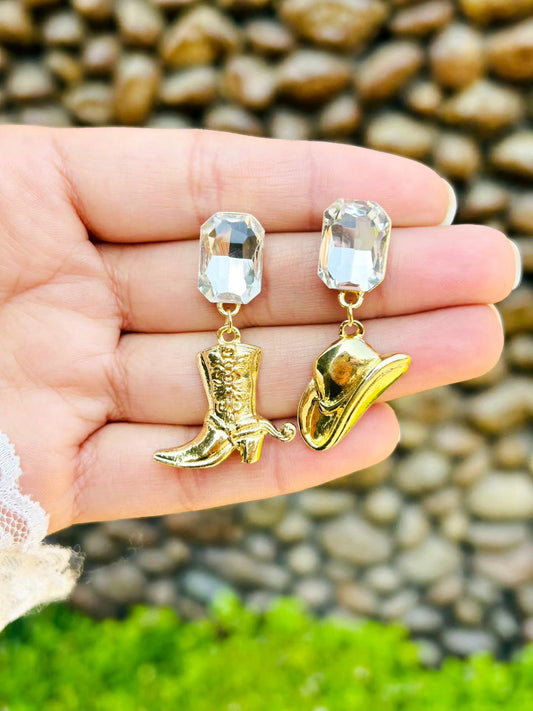 Aretes Bota y Sombrero