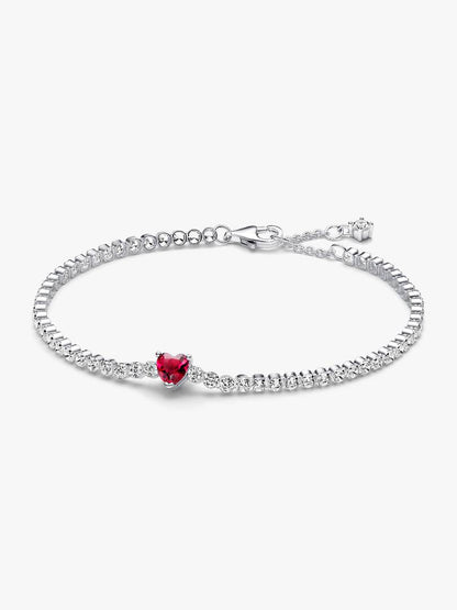 Pulsera Tennis Corazón Pandora