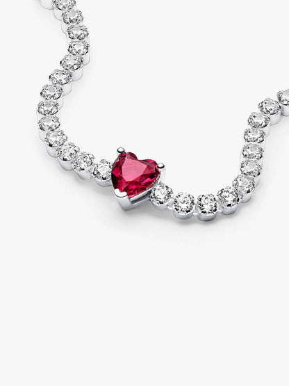 Pulsera Tennis Corazón Pandora