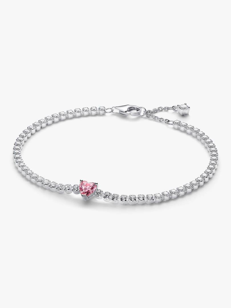 Pulsera Tennis Corazón Pandora