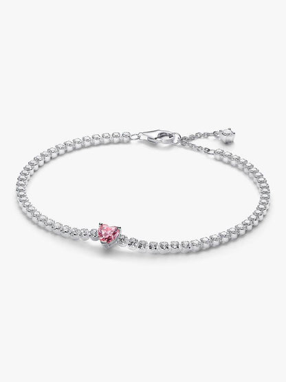 Pulsera Tennis Corazón Pandora