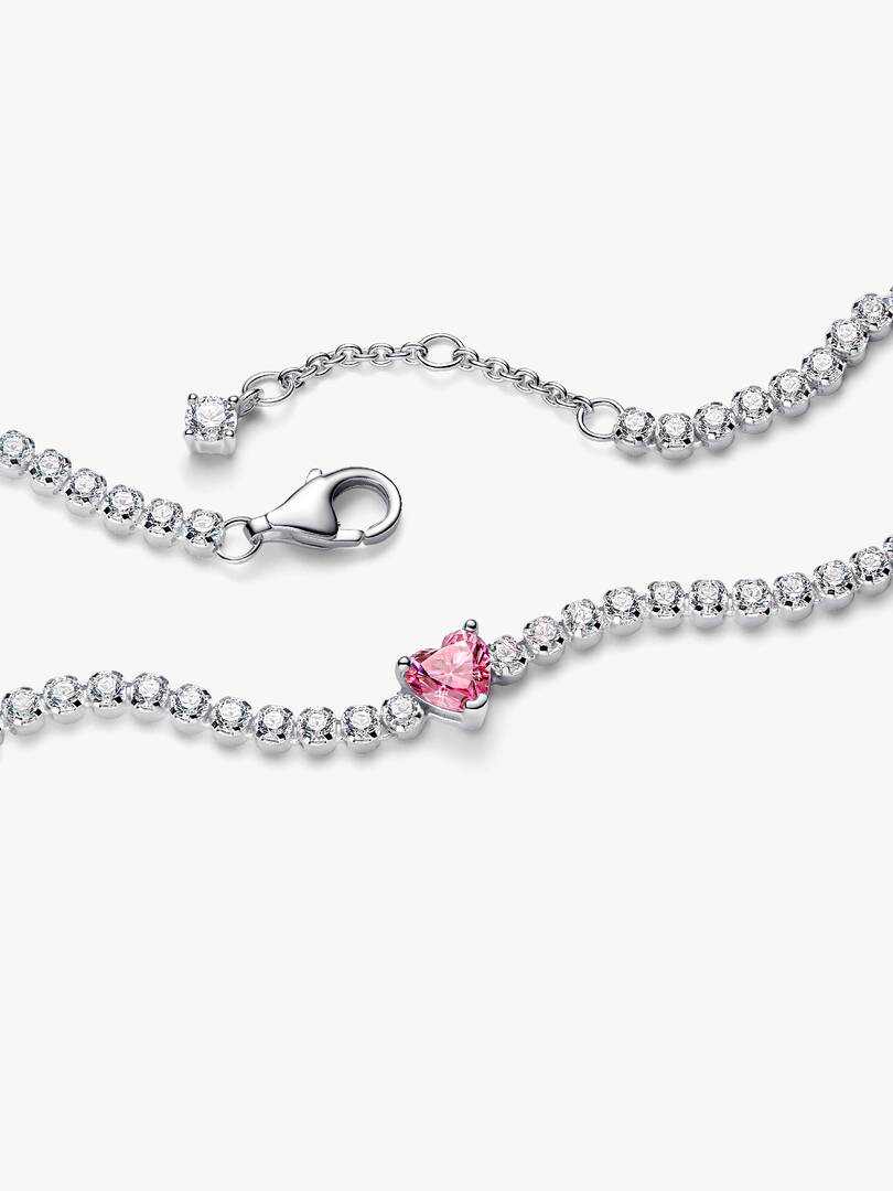 Pulsera Tennis Corazón Pandora
