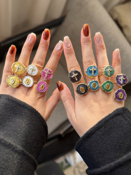 Anillo Cuarzo Religioso