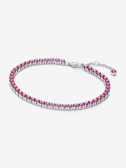 Pulsera tipo Tennis Pandora Rosa