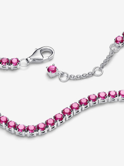 Pulsera tipo Tennis Pandora Rosa