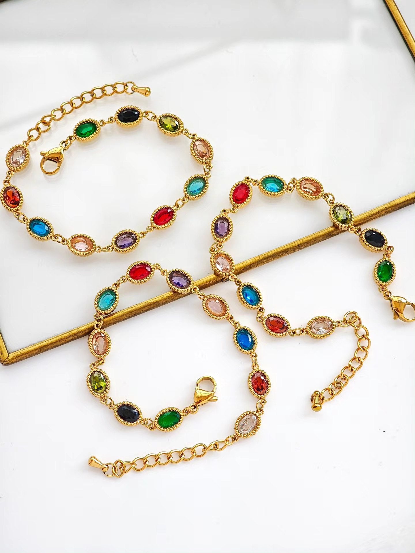 Pulsera Ovalos de Colores