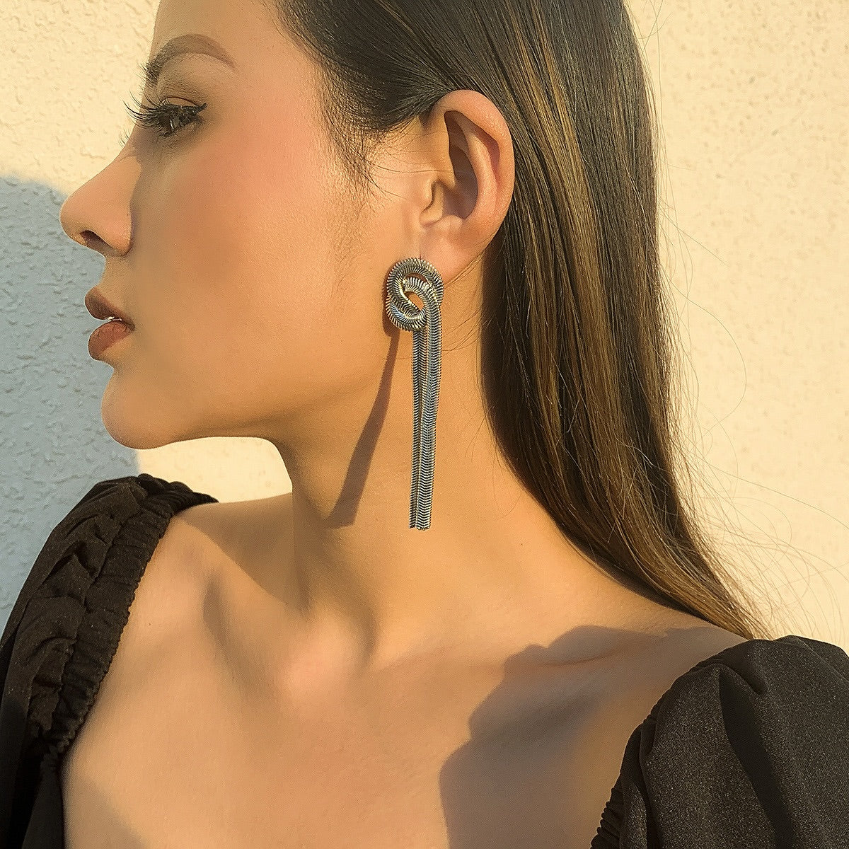 Aretes Largos Panza de Vibora