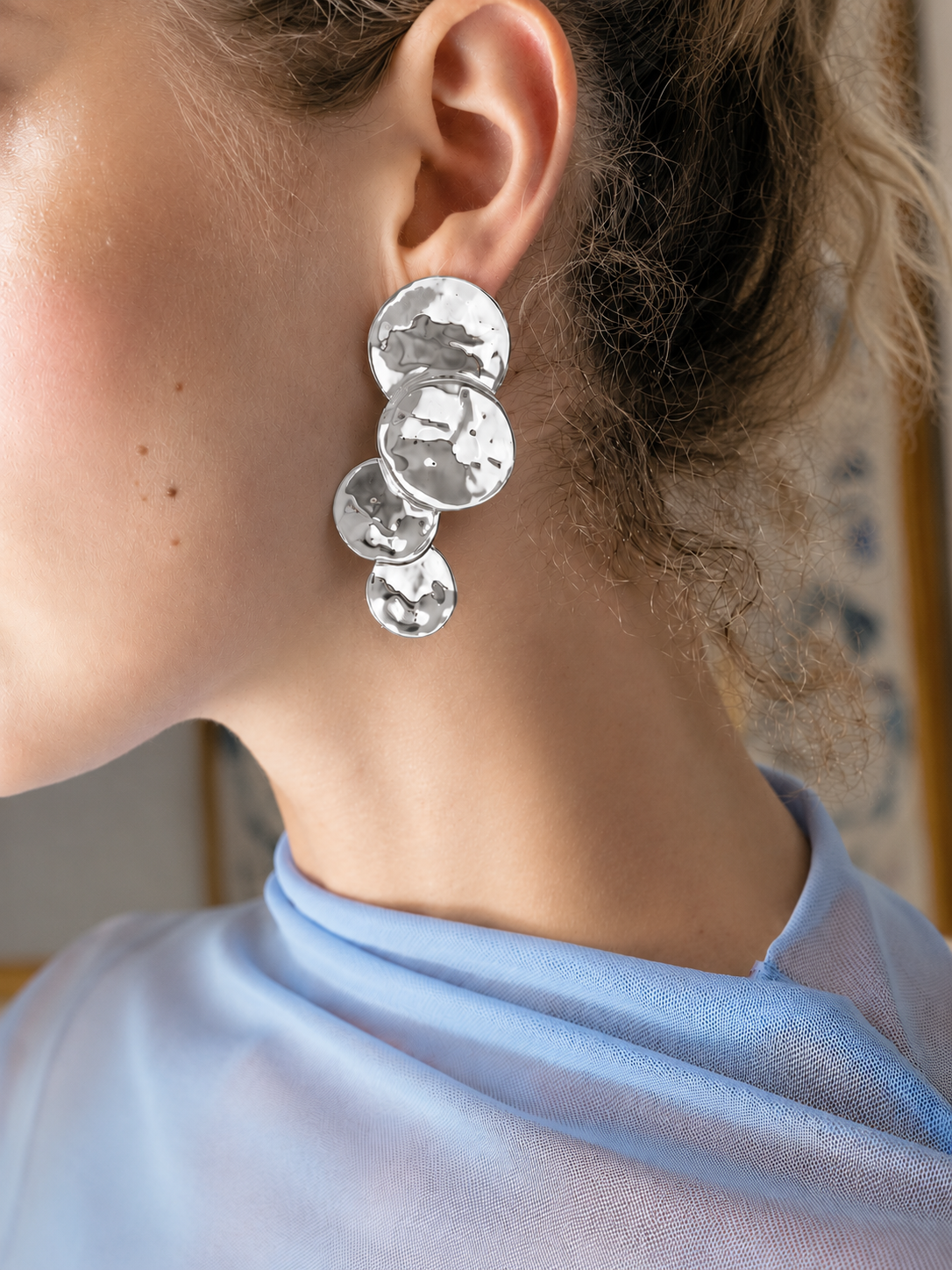 Aretes Colgantes de Circulos