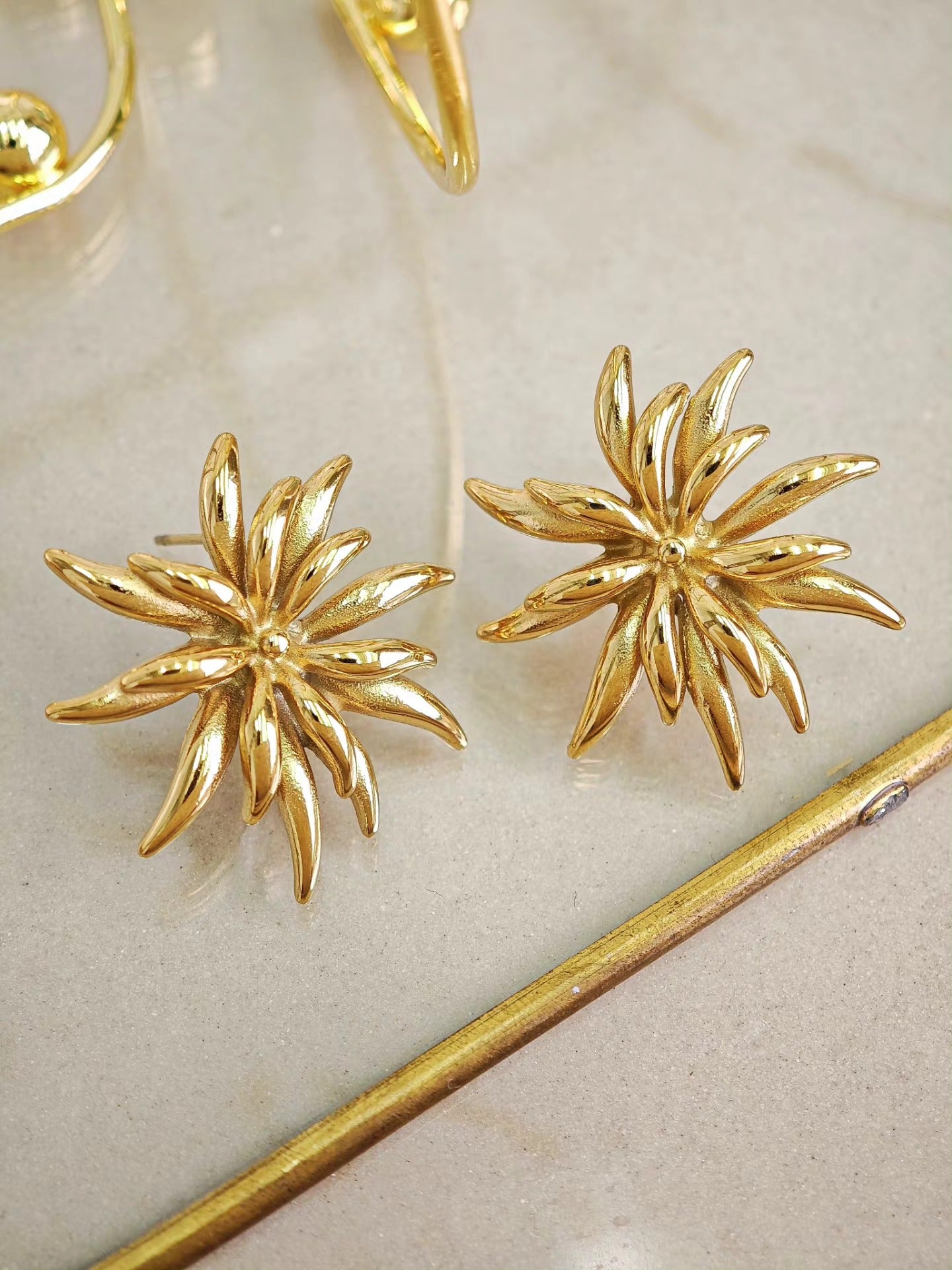 Aretes Palmera